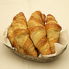 Hausgemachtes Französisches Buttercroissant